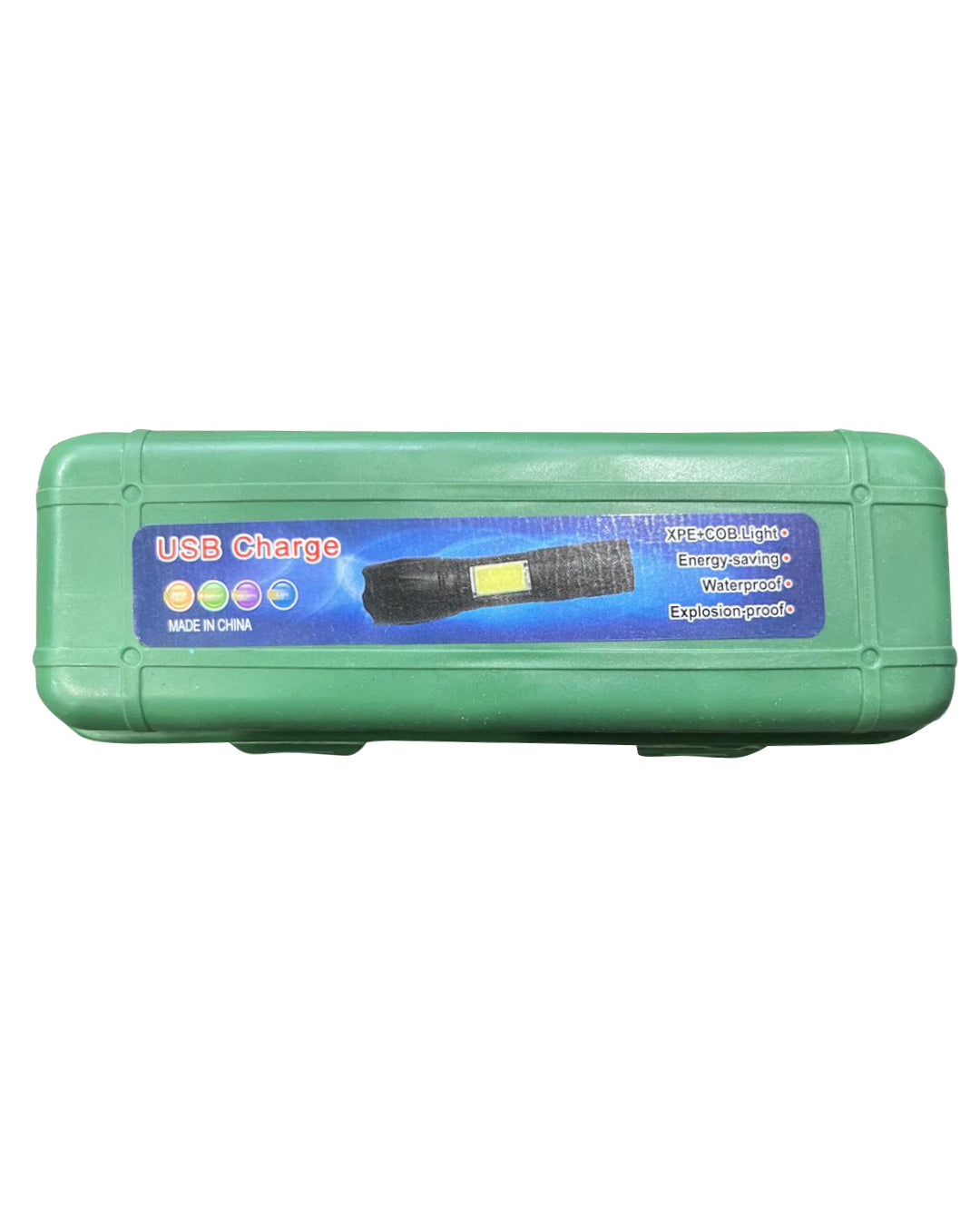 USB Charge QS-537 LED Flashlight – Rechargeable High Power Torch Light