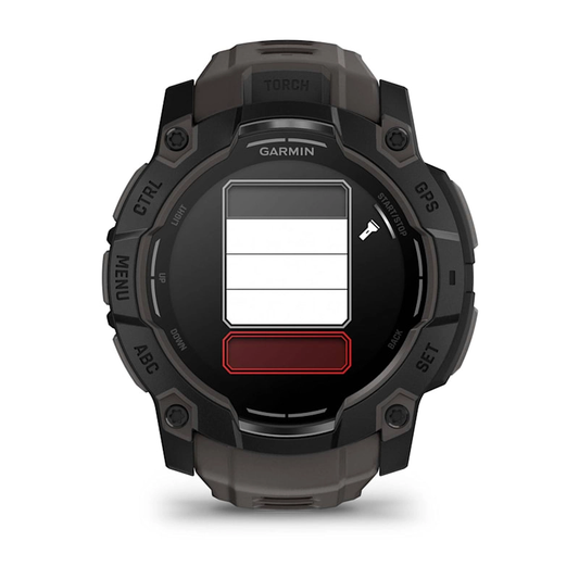Garmin Instinct® 3 – 50 mm, AMOLED Black with Charcoal Band