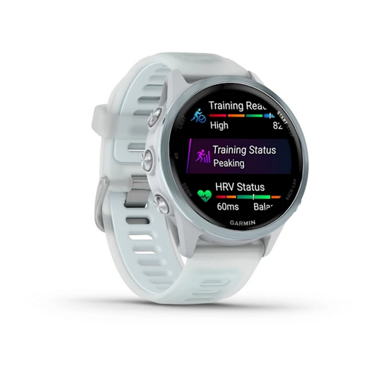 Garmin Forerunner® 570 - 42mm Cloud Blue Aluminum with Translucent Whitestone/Cloud Blue Band