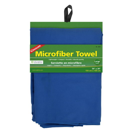 Coghlan's Microfiber Towel – Large Quick-Dry Antimicrobial Towel