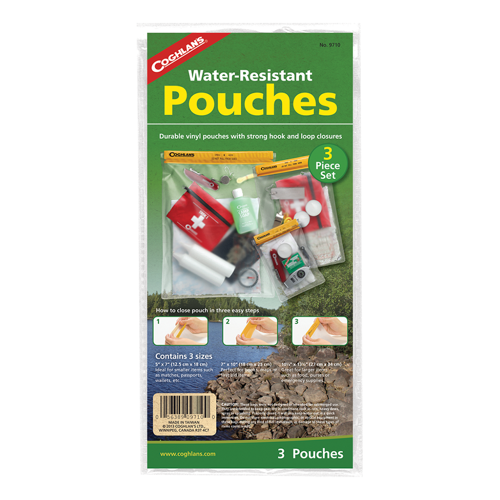 Coghlans Water Resistant Pouch 3 Piece