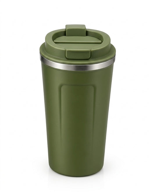 Coffee Mug – 510ml Insulated Travel Tumbler | Spill-Proof Lid