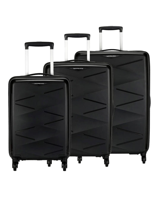 Kamiliant Triprism 3-Piece Luggage Set – Hard Shell Spinner Suitcases (Small, Medium & Large)
