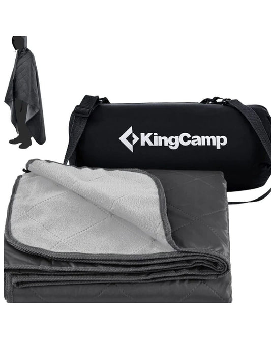Kingcamp – Multi-Purpose Rain Coat & Blanket Black