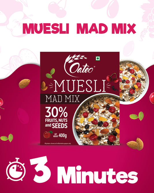 Muesli Tropical Mix 400 gms Ziplock