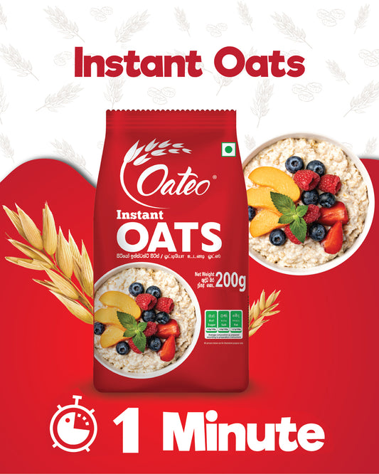 Oateo INSTANT OATS 200 Gms Pouch