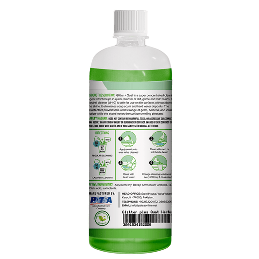 Glo Flo Glitter Quat Herbal 500ML