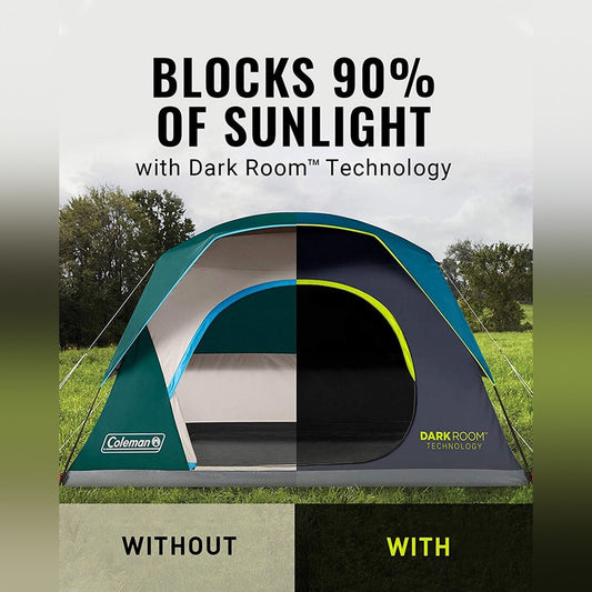 Coleman 8-Person Dark Room Skydome Camping Tent