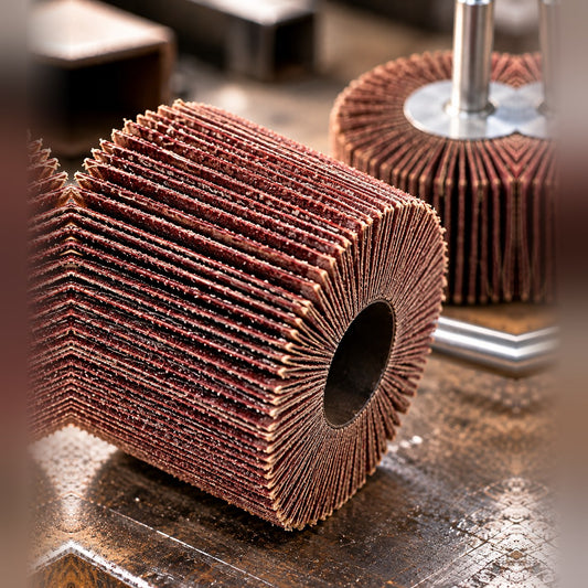 Interflex Flap Wheel with Shank – 80 Grit | 30×15×6mm & 50×30×6mm