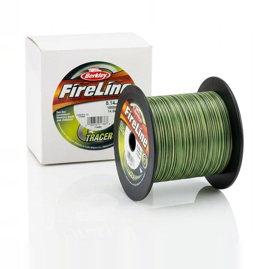 Berkley FireLine Tracer Saltwater Fused Fishing Line – 0.14mm, 1800m Bulk Spool (14.6kg / 32.1lbs)