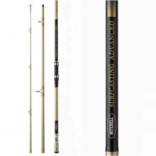 Surfcasting Advanced 1345283 Fishing Rod – 3 Piece Long Casting Beach Rod for Distance & Power
