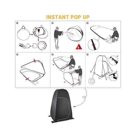 KingCamp Changing Tent Convenience