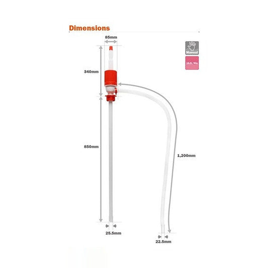 DP 25 SYPHON HAND PUMP