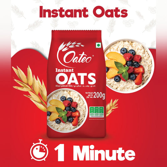 Oateo INSTANT OATS 200 Gms Pouch