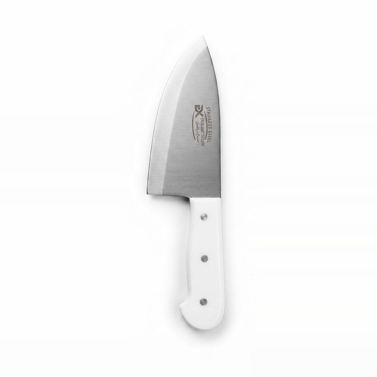 Professional Stainless Steel Utility Knife - White Handle