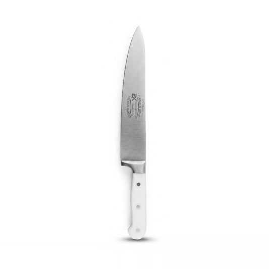 Professional Stainless Steel Chef's Knife - White Handle