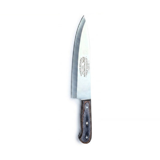 Excellent Cutlers Chef Knife (Dark Wood)