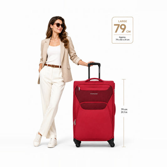 Kamiliant Bali CLX Large Suitcase – 79cm – Ruby Red