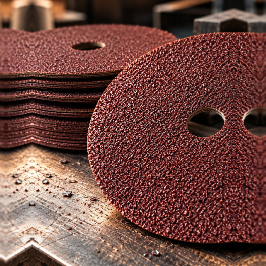 Interflex 7 Inch Fiber Disc – Aluminium Oxide for Wood & Metal