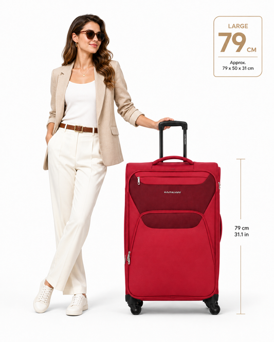 Kamiliant Bali CLX Large Suitcase – 79cm – Ruby Red