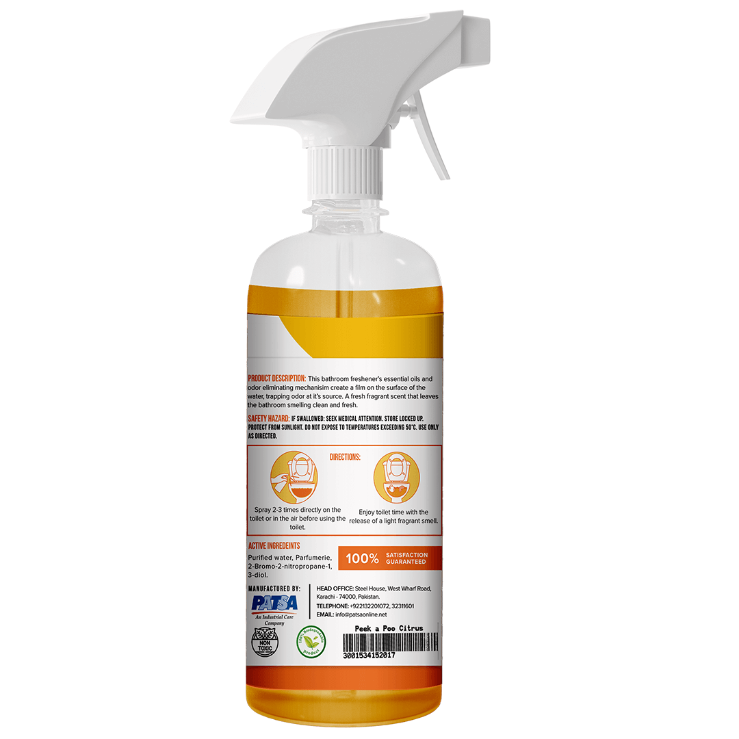 Glo-Flo Peek A Poo Tolt Fres Citrus 500ml