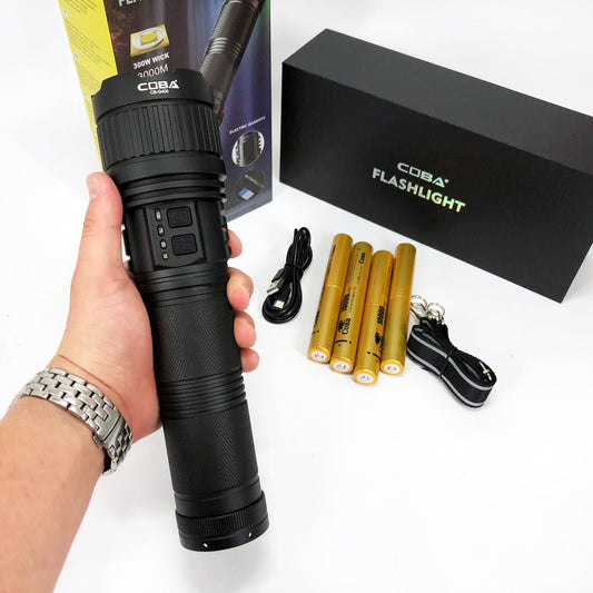 COBA Aluminum Alloy Strong Light Flashlight CB-G400