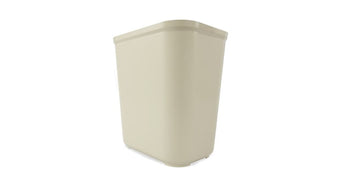 compare product FIRE RESISTANT WASTEBASKET 28 QT BEIGE