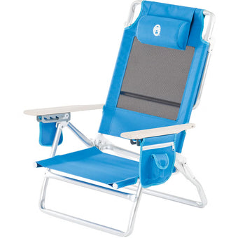 compare product Coleman Low Recliner Chair -Blue