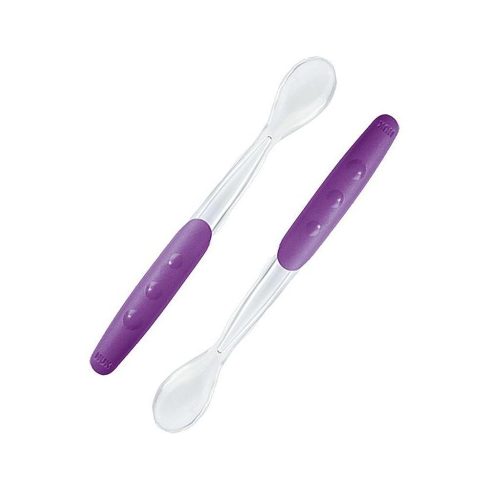 NUK Soft Feeding Spoon 4M+ __ 2 Pcs Baby Feeding Spoons