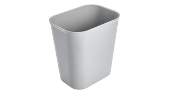 compare product FIRE RESISTANT WASTEBASKET 14 QT GRAY