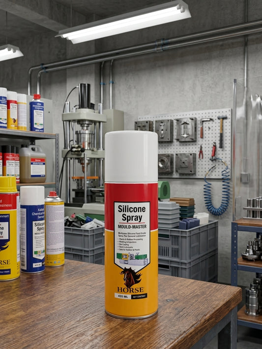 Horse Silicone Spray 420ml | Multi Purpose Silicone Lubricant Spray & Mould Release Agent