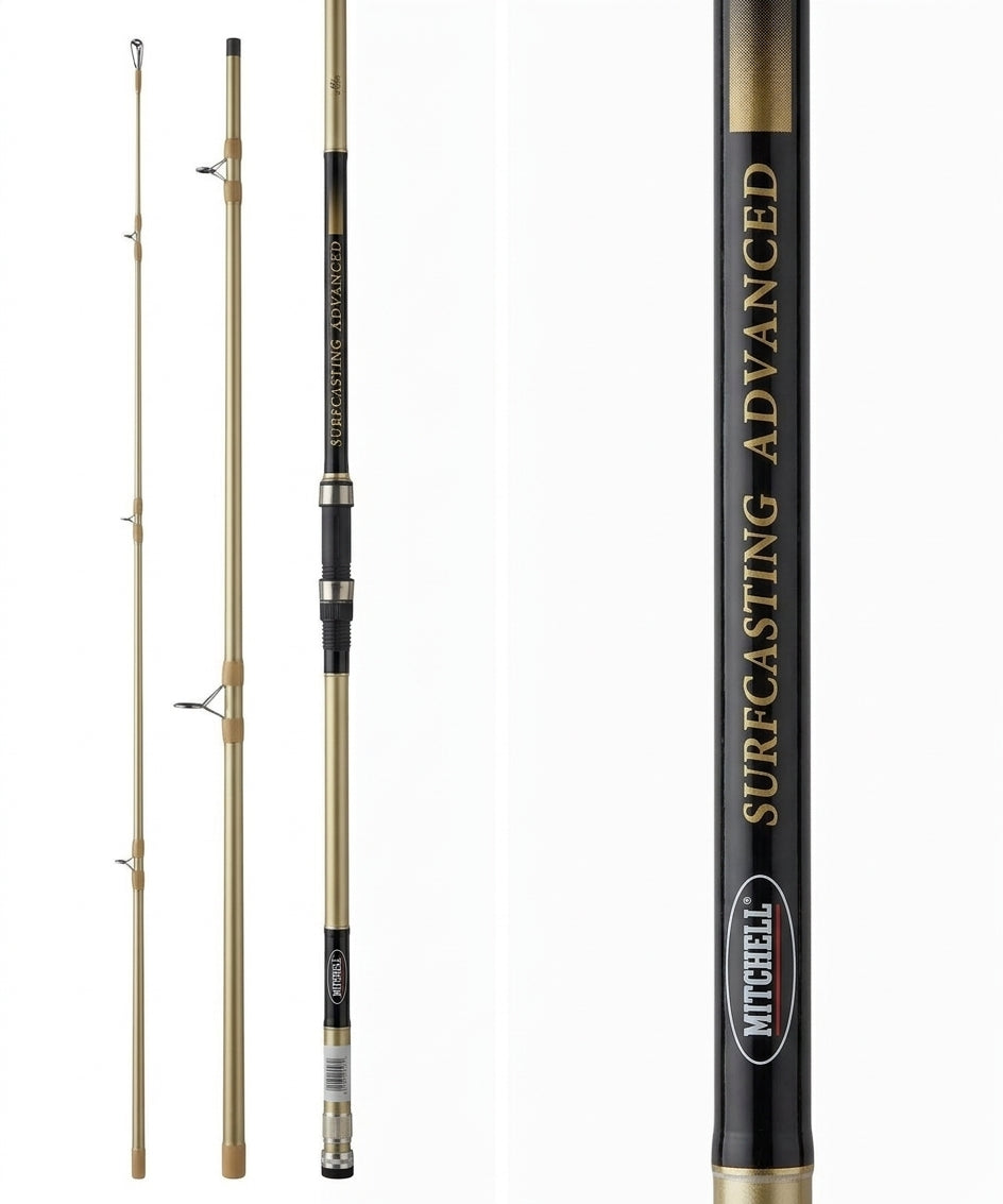Surfcasting Advanced 1345283 Fishing Rod – 3 Piece Long Casting Beach Rod for Distance & Power