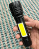 USB Charge QS-537 LED Flashlight – Rechargeable High Power Torch Light