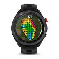 Garmin Approach® S70 - 47 mm Black Ceramic Bezel with Black Silicone Band