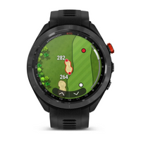 Garmin Approach® S70 - 47 mm Black Ceramic Bezel with Black Silicone Band