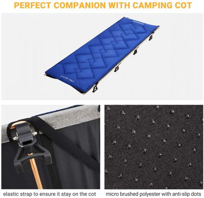 KingCamp KM2108 Soft Cotton Lightweight Camping Sleeping Cot Mat