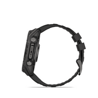 Garmin fenix® 8 – 47 mm, Solar Sapphire Sapphire carbon gray DLC titanium with black/pebble gray silicone