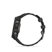Garmin fenix® 8 – 47 mm, AMOLED Sapphire carbon gray DLC titanium with black/pebble gray silicone
