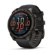 Garmin fenix® 8 – 47 mm, AMOLED Sapphire carbon gray DLC titanium with black/pebble gray silicone