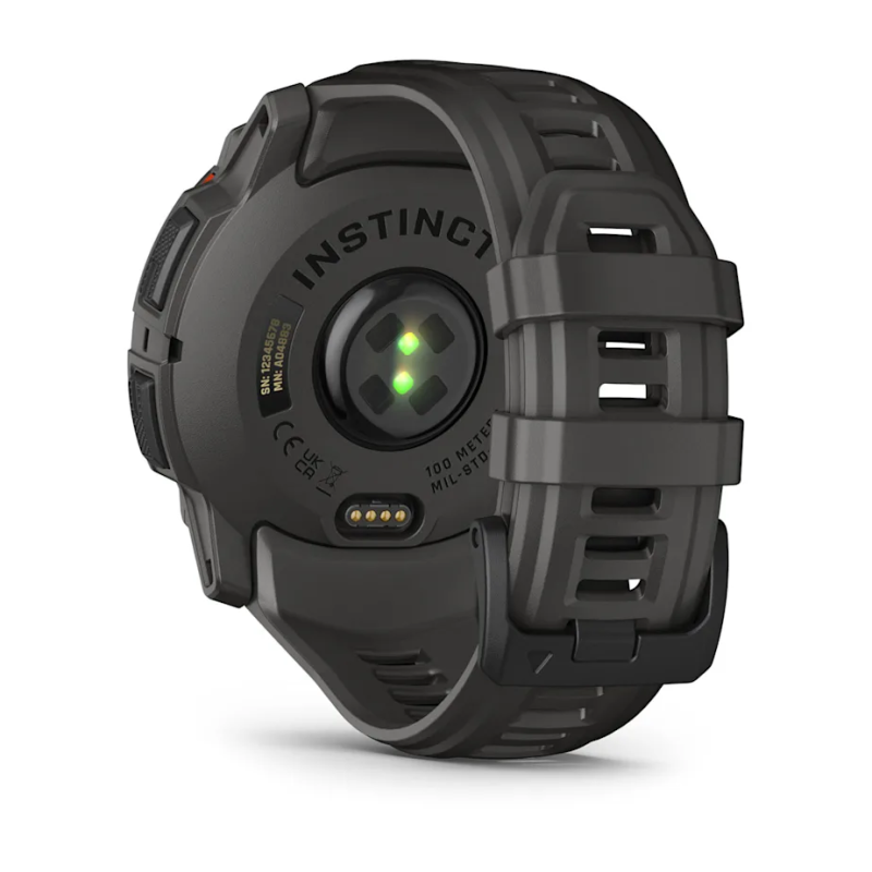 Garmin Instinct® 3 – 50 mm, Solar Black with Charcoal Band
