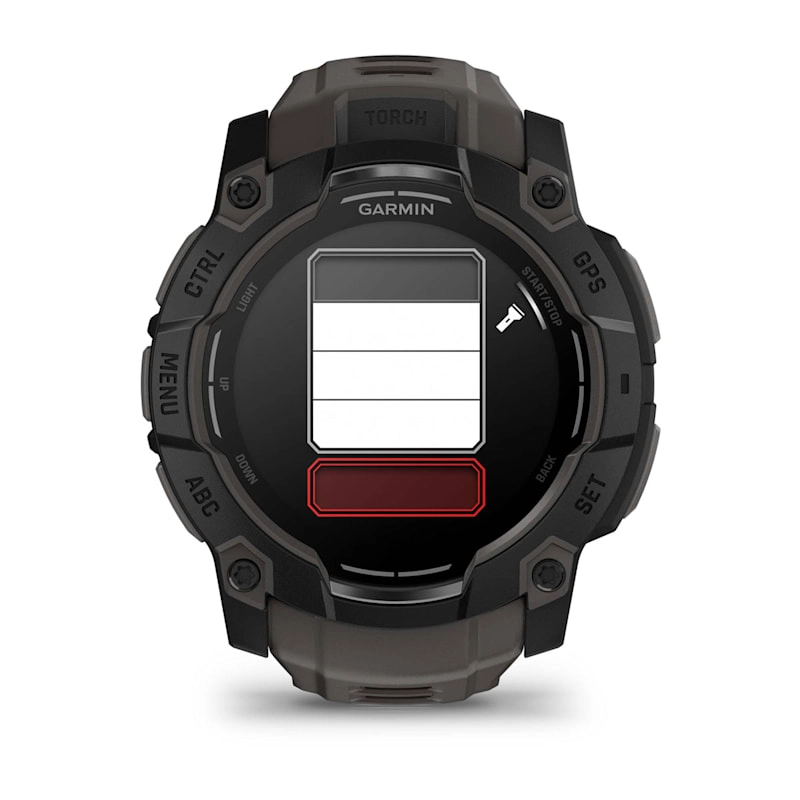 Garmin Instinct® 3 – 50 mm, AMOLED Black with Charcoal Band