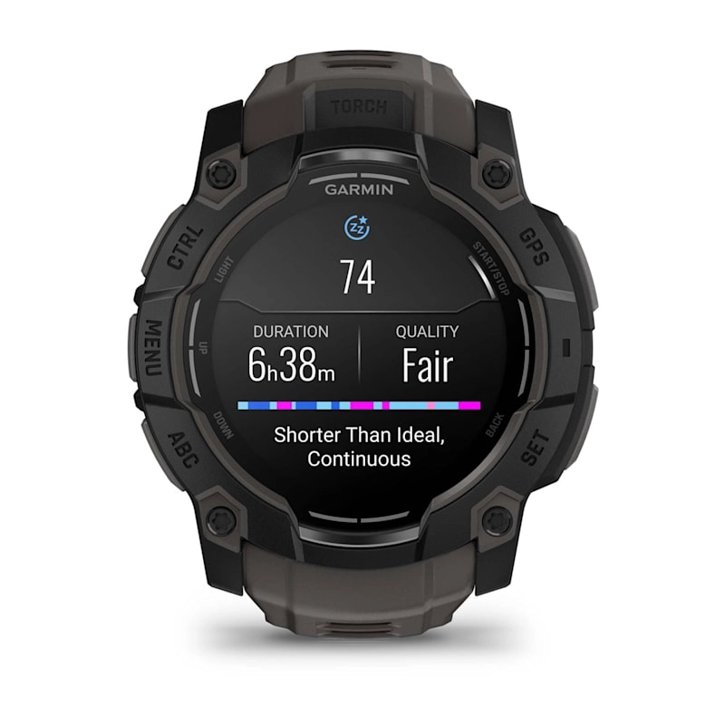 Garmin Instinct® 3 – 50 mm, AMOLED Black with Charcoal Band