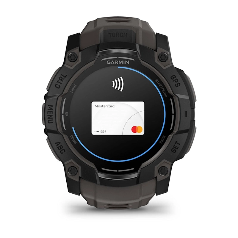 Garmin Instinct® 3 – 50 mm, AMOLED Black with Charcoal Band
