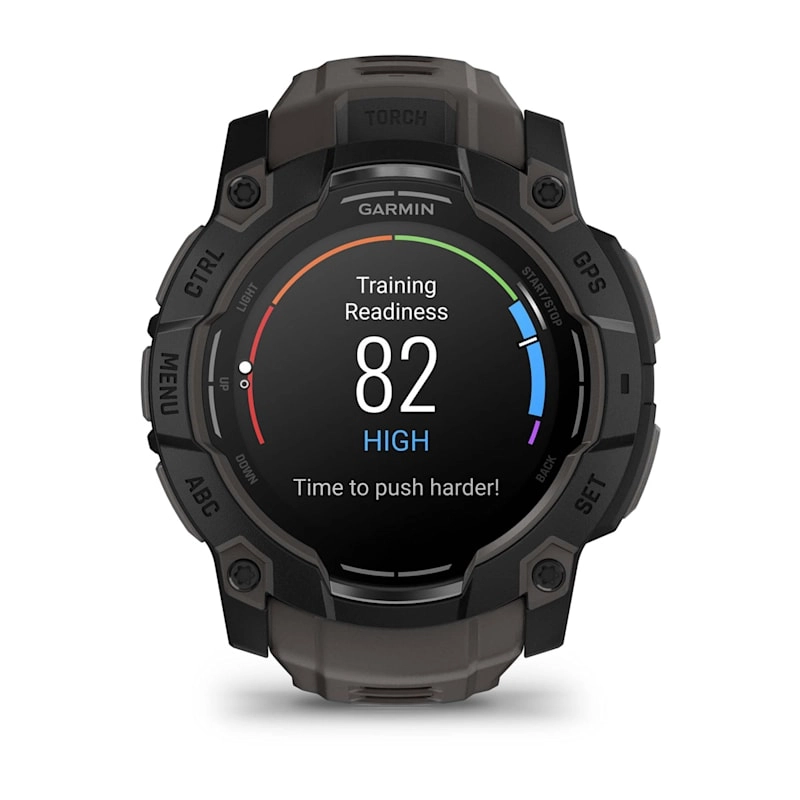 Garmin Instinct® 3 – 50 mm, AMOLED Black with Charcoal Band