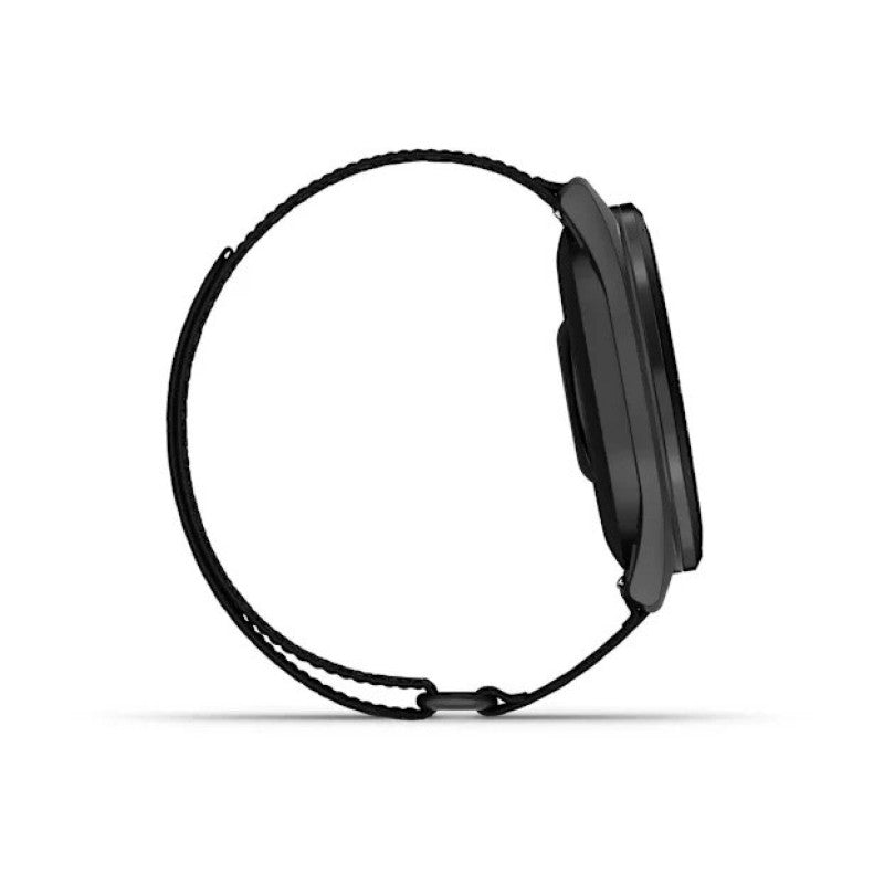 Garmin Approach® S50 Slate Aluminum Bezel with Black ComfortFit Nylon Band