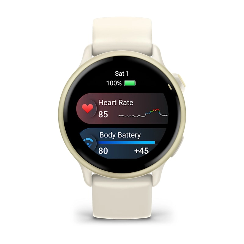 Garmin vivoactive® 6 Lunar Gold with Bone Band
