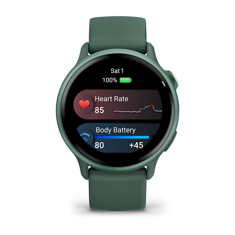 Garmin vivoactive® 6 Metallic Jasper Green with Jasper Green Band
