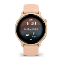 Garmin vivoactive® 6 Metallic Pink Dawn with Pink Dawn Band