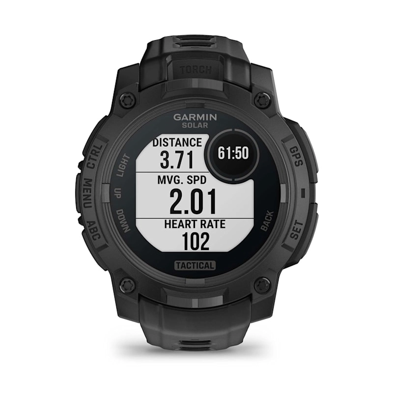 Garmin Instinct® 3 – 45 mm, Solar, Tactical Edition Black with Black Band