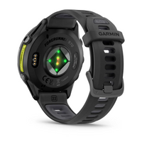 Garmin Forerunner® 970 Carbon Gray DLC Titanium with Black Case and Black/Translucent Whitestone Band